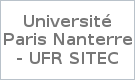 Université Paris Nanterre - UFR SITEC