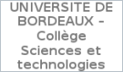 UNIVERSITE DE BORDEAUX – Collège Sciences et technologies